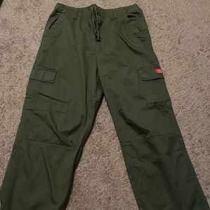 Army green cargo women’s dickies pants